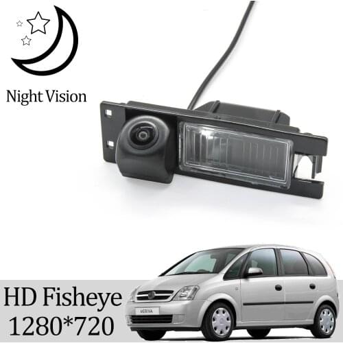 Owtosin HD 1280*720 Fisheye Rear View Camera For Opel Meriva/Vauxhall Meriva/Chevrolet Meriva 2003-2010 Car Parking Accessories