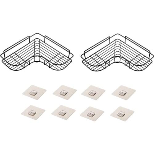 Best Corner Shower Caddy Bathroom Shelf, Bathroom Shower Organizer, Shower Basket Storage Rack Shower Caddy Wall Organization