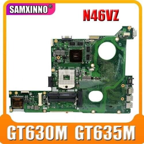 Akemy N46VZ Laptop motherboard For Asus N46V N46VZ N46VB N46VV N46VJ N46VM Test original mainboard GT630M GT635M Graphic