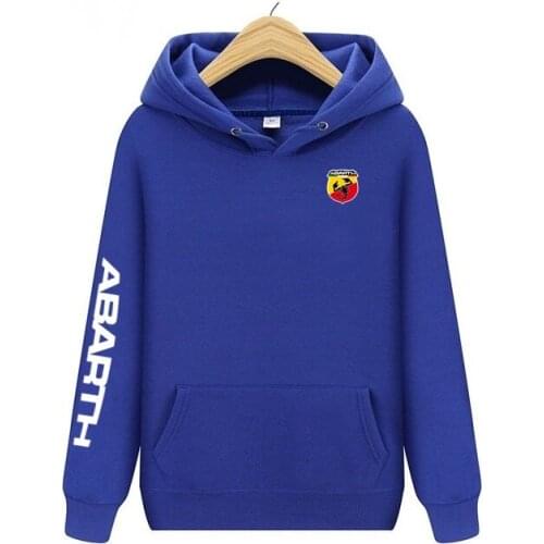 Youth Abarth Scorpion Logo Mens Hoodie Fashion Brand Hoodie Mens Premium Regular Dress Jacket Car Hoodie S--XXXL