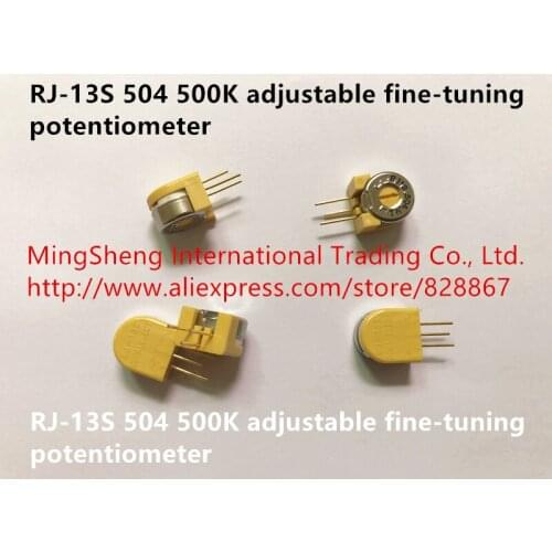 Original new 100% RJ-13S 504 500K adjustable fine-tuning potentiometer (SWITCH)