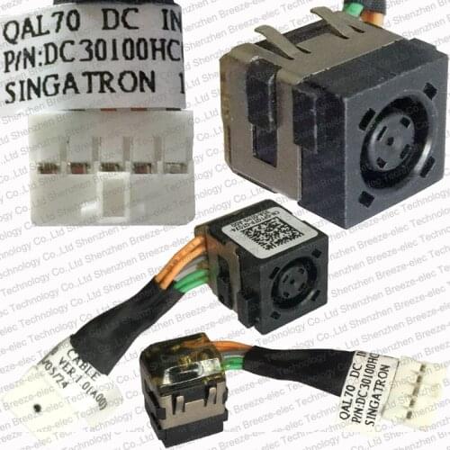 GENUINE New Laptop AC Dc Power Jack w/Cable socket Harness connector for Dell Latitude E6330 E6430S QAL70 DC30100HC00 0FTGTP