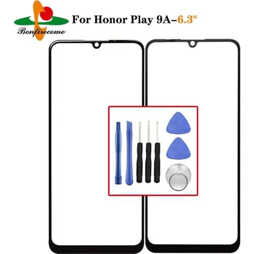 TouchScreen For Huawei Honor Play 9A MED-AL20 MOA-AL20 Front Touch Screen Glass Outer Lens Replacement