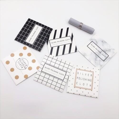 Silver Polish Cloth Anti Tarnish Tools Wipe Maintain Sterling Silver Gold Jewelry Special Polishing Clean Jewelry