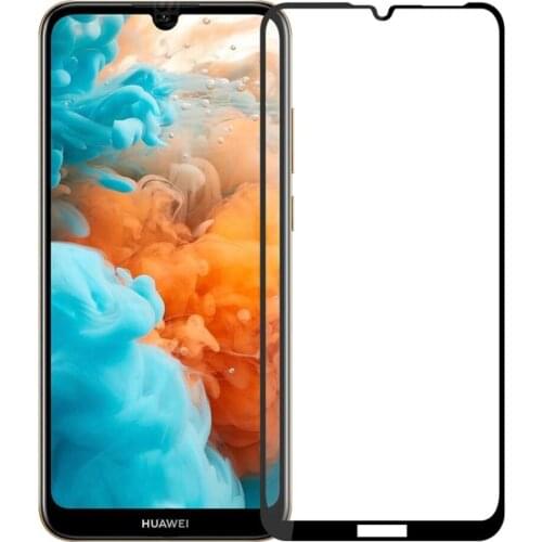 3D 9H Full Cover Screen Protector For HuaWei Y6 2019 Full Glue Tempered Glass for HuaWei Y6 Pro 2019 Protective Display Film