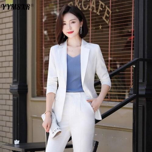 Plus Size Suit Womens Autumn and Winter Professional Elegant Pants Suits Two-piece High-quality All-match Business Suit