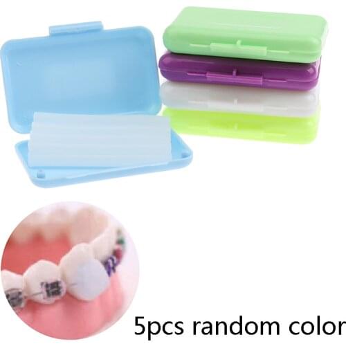 1/5Box Dental Orthodontic Wax Relief Wax Sticks For Braces Gum Irritation 10 Type Choose Teeth Whitening Oral Hygiene Random