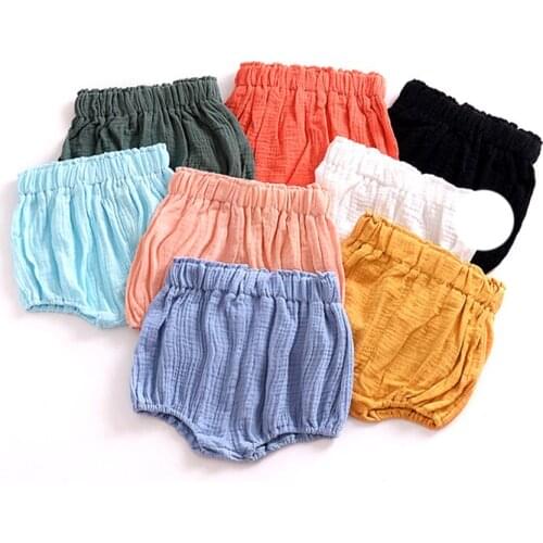 11 Styles 2018 HOT Sale Newborn Baby bloomers Pure Color Baby Girls Shorts Summer Trousers PP Pants