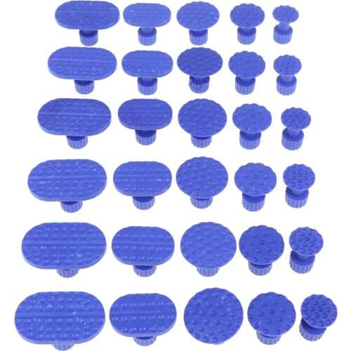 30 pcs Suction Cups use for Remove Hail Pits Sets Car Glue for Slices DIY Hand Tools Kit Paintless Dent Repair Puller Tools