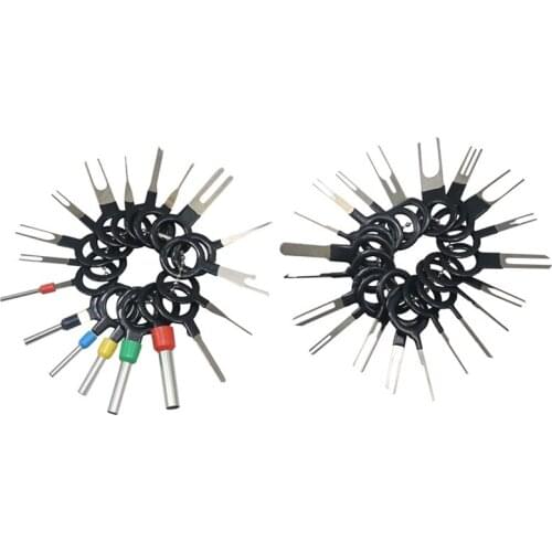 38 PCS Car Plug Terminal Removal Tool Set Terminal Pin Retractor Pick Needle Harness Terminal Pick Needle Retractor Harness
