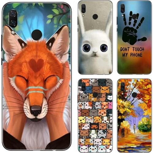 3D Case For Huawei P Smart 2019 POT-LX1 POT-LX3 POT LX1 Case Cover Silicon for Huawei PSmart 2019 POT-LX3 POT-LX1 Cover