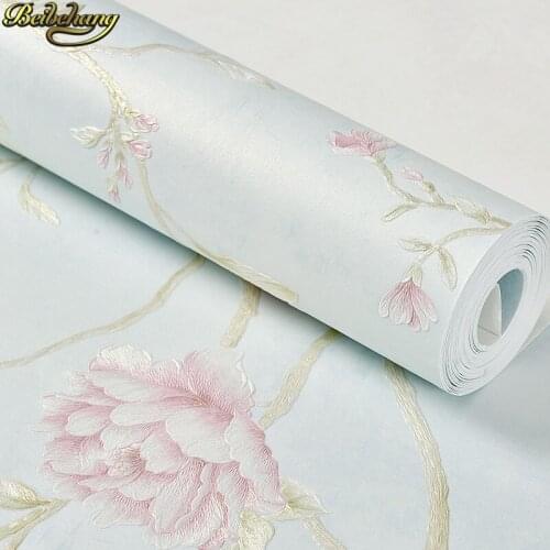 Beibehang 53X300cm Garden 3D self-adhesive wall stickers wallpaper for living room study bedroom bedside TV background wallpaper