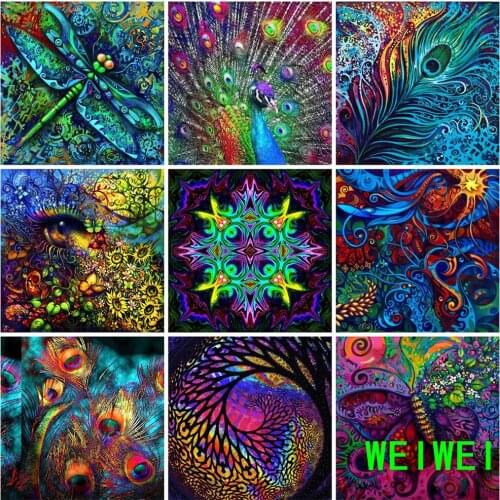 Diamond Painting Full Square Cross Stitch Dragonfly Diamond Art Embroidery Mosaic Sale Hobby Gift Bead Picture Kits Diamond