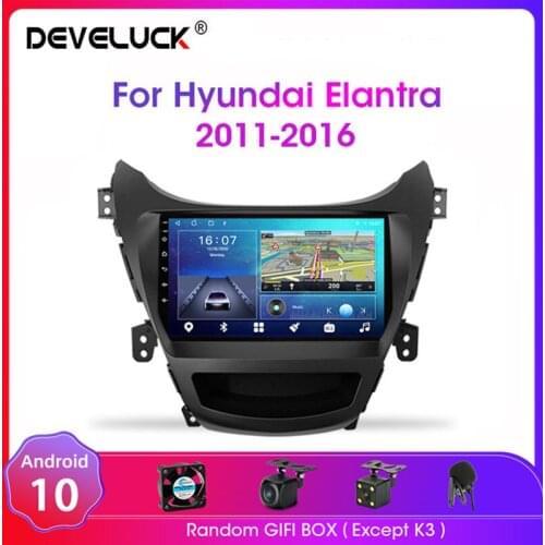 Android 10 2 din Car Radio For Hyundai Elantra Avante I35 2011-2016 Multimedia Player GPS Navigaion Floating window Split Screen