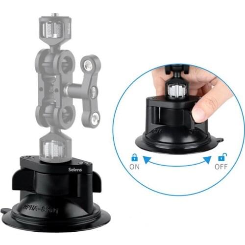 Car Suction Cup Adapter Window Glass Mount For Xiao mi Yi For DJI OSMO Action For Gopro Hero 5/6/7/8 Black For phone