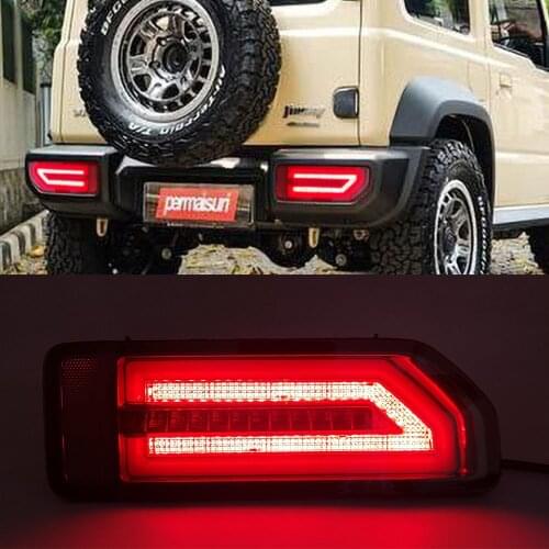 Car LED For Suzuki JIMNY 2019 2020 2021 reflector Tail Lamp Taillight Rear Lamp Parking Brake light Flow Turn Signal