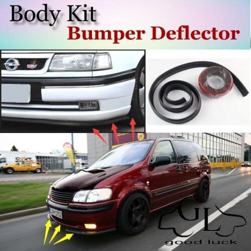 Bumper Lip Deflector Lips For Opel Sintra For Vauxhall Sintra Front Spoiler Skirt For Car Lip Skirt Protector / Body Kit Strip