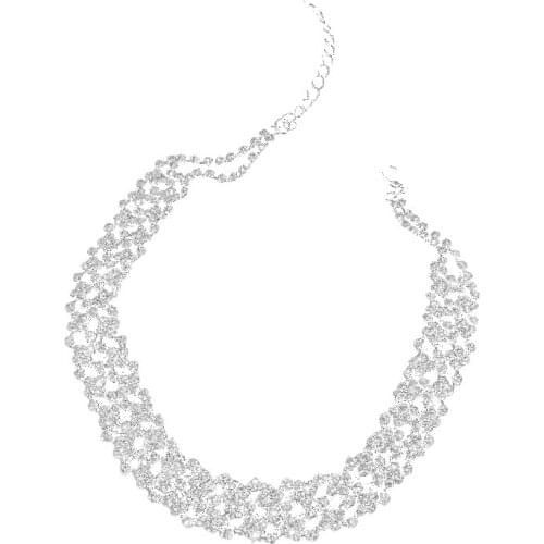 DIWENFU Silver Necklaces