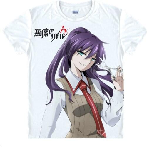 Akuma Riddle T-shirts kawaii Japanese Anime t-shirt Manga Shirt Cute Cartoon Tokaku haru Cosplay shirts 43046857321 tee 49