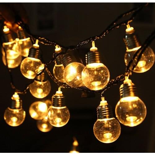 G50 Led Globe Outdoor String Light Fairy Christmas Bulb Wedding Party Decoration String Fairy Light For Home Garden Patio