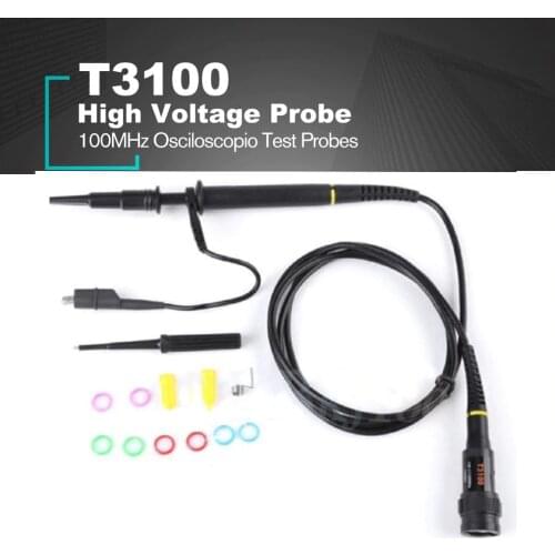 Hantek T3100 100:1 High Voltage Oscilloscope Probe 100MHz 2500V BNC Interface Osciloscopio Test Probes