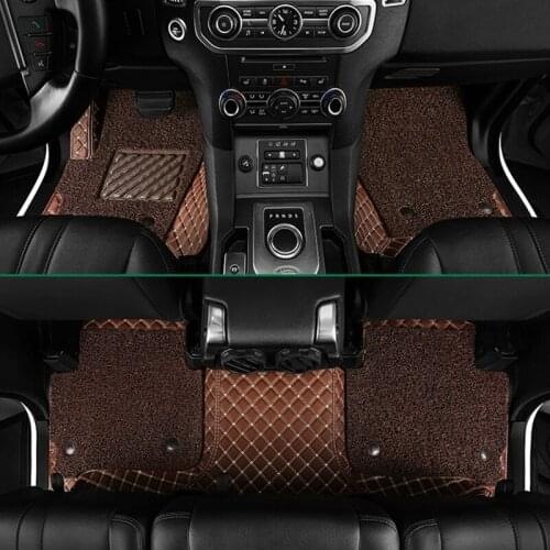 Best quality rugs! Custom special car floor mats for BMW X5 F15 2018-2014 durable waterproof two layer car carpets for X5 2017