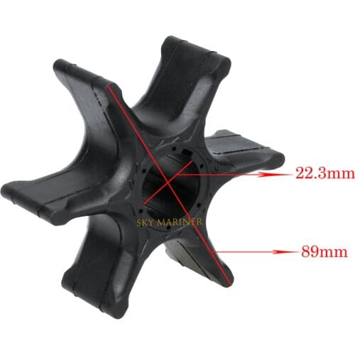 6E5-44352 Water Pump Impeller for YAMAHA Outboard 115HP 150HP 200HP 225HP 6E5-44352-01 500371 6E5-44352-01-00 2/4-stroke