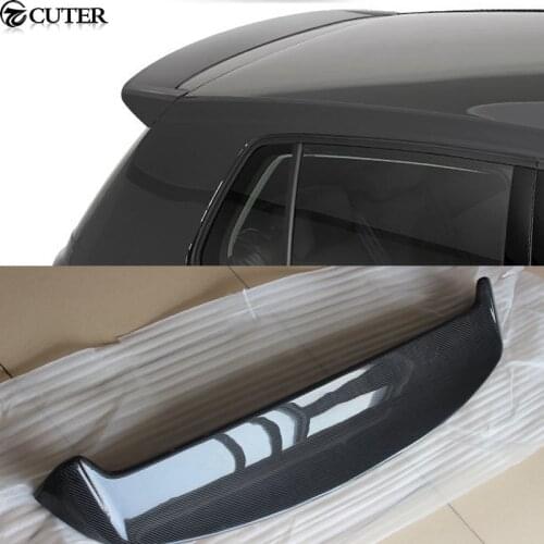 Roof Wing Golf 7 MK7 Car Styling Carbon Fiber Rear Spoiler Lip for Volkswagen VW Golf 7 GTI & R 2014UP