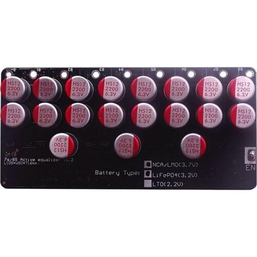 Top Deals 8S Lithium Titanate Battery Balancer Lithium Ion Battery Active Equalizer Balancer Energy Transmission Board