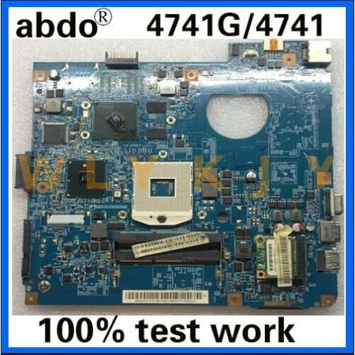 Abdo 48.4GY02.021 motherboard for ACER 4741G MS2203 MS2206 notebook motherboard PGA989 GT310M HM55 DDR3 100% test work