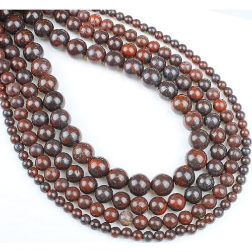 Fashion Natural Bonus Loose Beads Semi-precious Stones Round Bead Used For DIY Making Necklace Bracelet Accessories Size 4-10mm