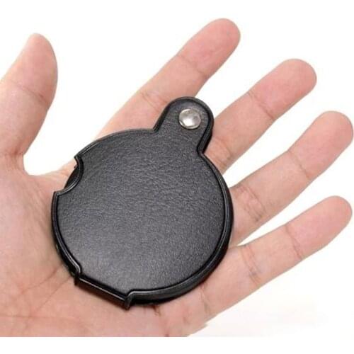 Optical Old Reading Dropship Handheld 5X Pocket Magnifier Foldable Reading Magnifying Glass with Letter Cover