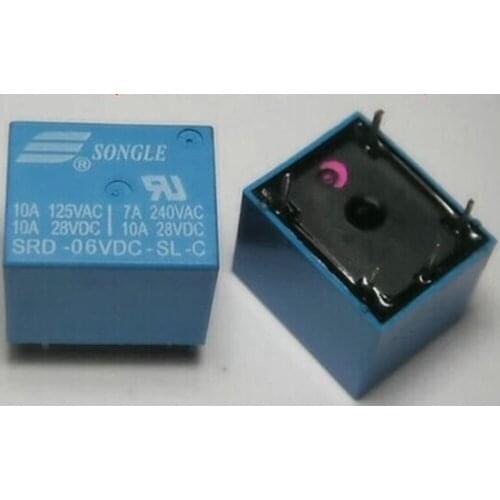 Wholesale 10pcs/lot relay SRD-06VDC-SL-C