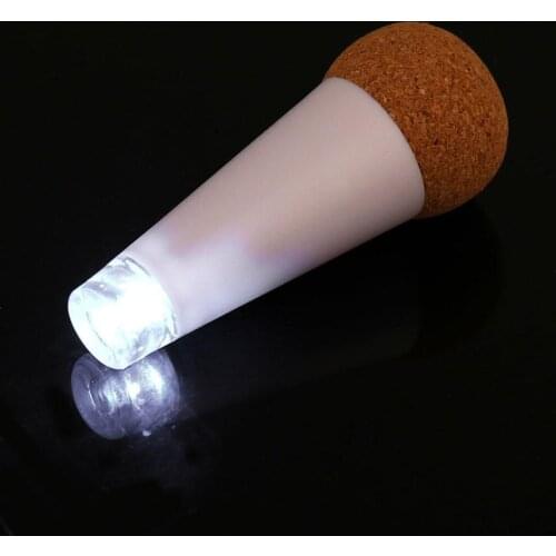 Rechargeabl USB Bottle Round Cork Stop Bottle Stopper LED White Light Wedding K