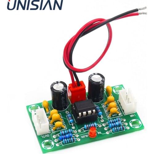 UNISIAN NE5532 Auido Preamplifier Board NE5532 OP AMP Chip DC12-30V For Amplifier