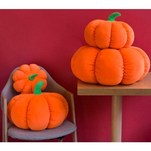 Halloween Pumpkin Plush Stuffed Doll Soft Toy For Children Baby Kids Cushion Sofa Bed Vegetables Pillow Christmas Gift