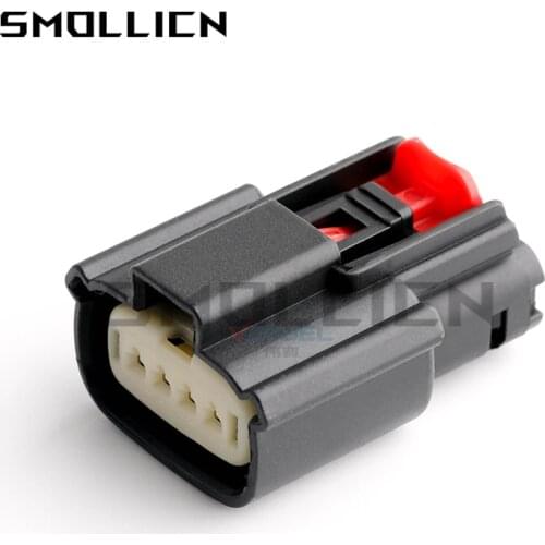 5/20/50 Set 4 Pin Way Automotive Light Lamp Connector Socket Ignition Coil Female Plug for Ford Chevrolet Buick 33471-0469