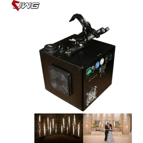 Free Shipping DMX Cold Spark Machine Stage Sparkuar Firework Sparking Machine Fountain Titanium Powder