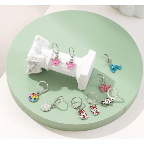 YADA Fashion Cartoon Fox&Horse Earrings Design Jewelry Diy Butterfly Earring For Women Jewelry Crystal Heart Earrings ER200191