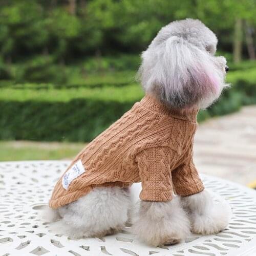 Dog Sweater For Small Dogs Jersey Dog Knitted Sweaters Winter Warm Clothes Puppy Dog Cat Clothing Knitwear Sweaters For Dogs 856