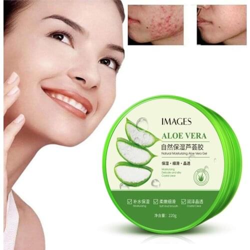 Soothing Moisturizing Aloe Vera Gel 220g Sunburn Spot Repairing Natural Face Creams Acne Treatment Gel Skin Care Multi Effect