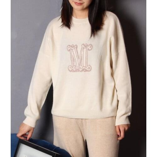 Women Sweater 2021 Cashmere Sweater Woolen Sweater Womens Knitwear Monogrammed Sweater Pullover