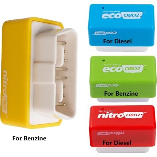 15% Fuel Save NITROOBD2 ECOOBD2 Chip Tuning Box ECO OBD2 Nitro OBD2 Gasoline Diesel Diesel Petro Gasoline
