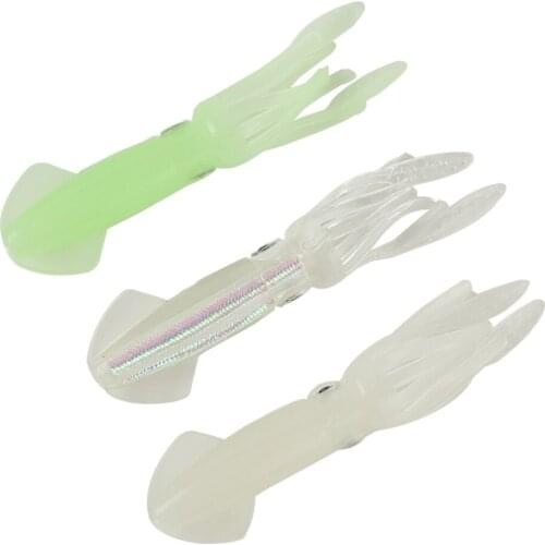 5 Pcs/Lot Soft Fishing Lures For Jigs Mixed Color Luminous Octopus Skirts Artificial Jigging Bait Squid Skirt L32