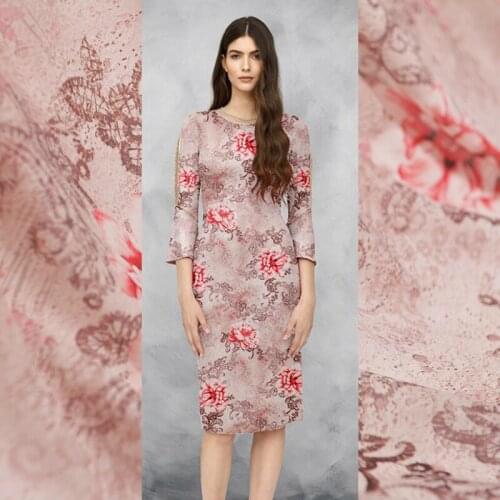 50x131cm Natural 100% mulberry silk double joe fabric 14mm summer soft fashion clothing shirt fabric for dress cloth material