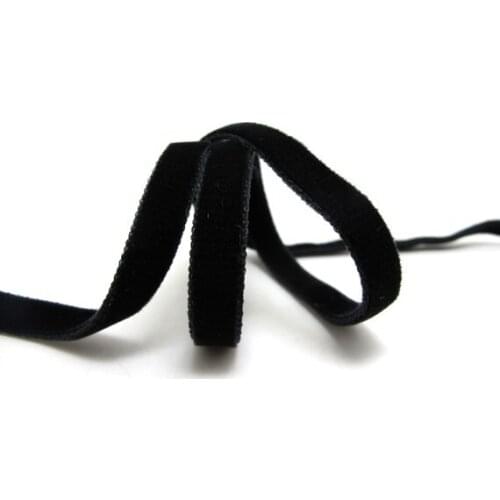 6 / 9/ 22/ 36mm || DOUBLE SIDED Velvet Ribbon || Swiss Made Nylon Velvet by the YARD