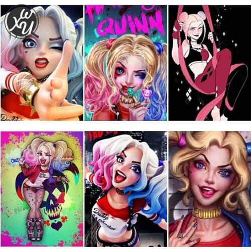 Diamond Painting Anime Diamond Mosaic Cartoon Diamond Art 5D Diamond Painting Accessories Clown Cross Stitch Kits for Home Decor