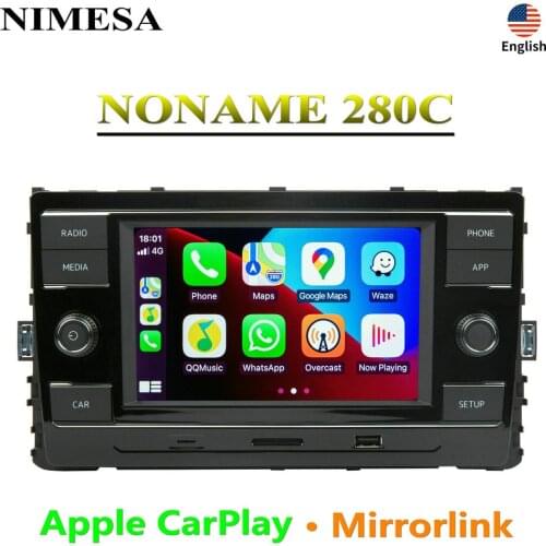 NONAME 5GD 035 280C Carplay Mirrorlink MQB Car Radio MIB For VW Golf MK7 Lamando Passat B8 Tiguan MK2 T-roc T-Cross Tiguan L