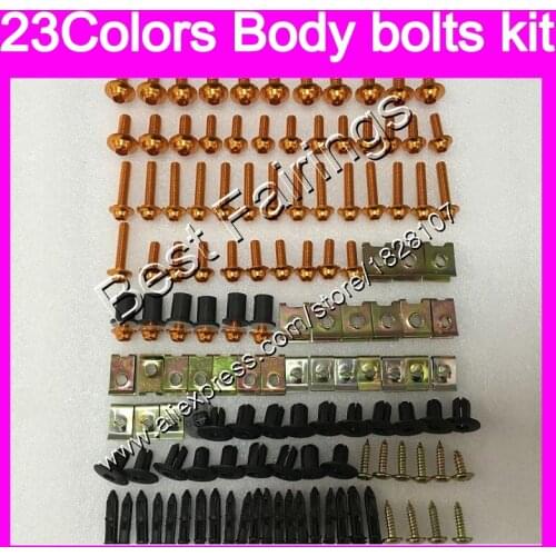 Fairing bolts full screw kit For KAWASAKI Bodys ZX6R 07 08 ZX-6R ZX 6 R 07-08 ZX 6R ZX6R 2007 2008 07 Complete Body screws Nuts