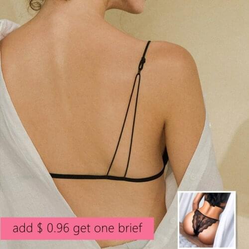 Front Closure Seamless Soft Bras for Women Underwear Thin Strap Wireless Push Up Bralette Brassiere Crop Top Bh Sexy Beauty Back